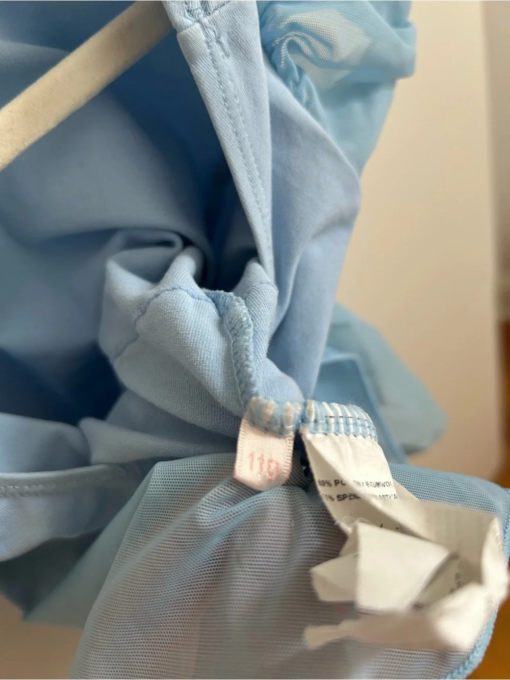 No brand light blue